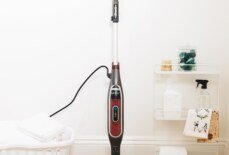Can you recommend a steam mop that is suitable for cleaning carpets?