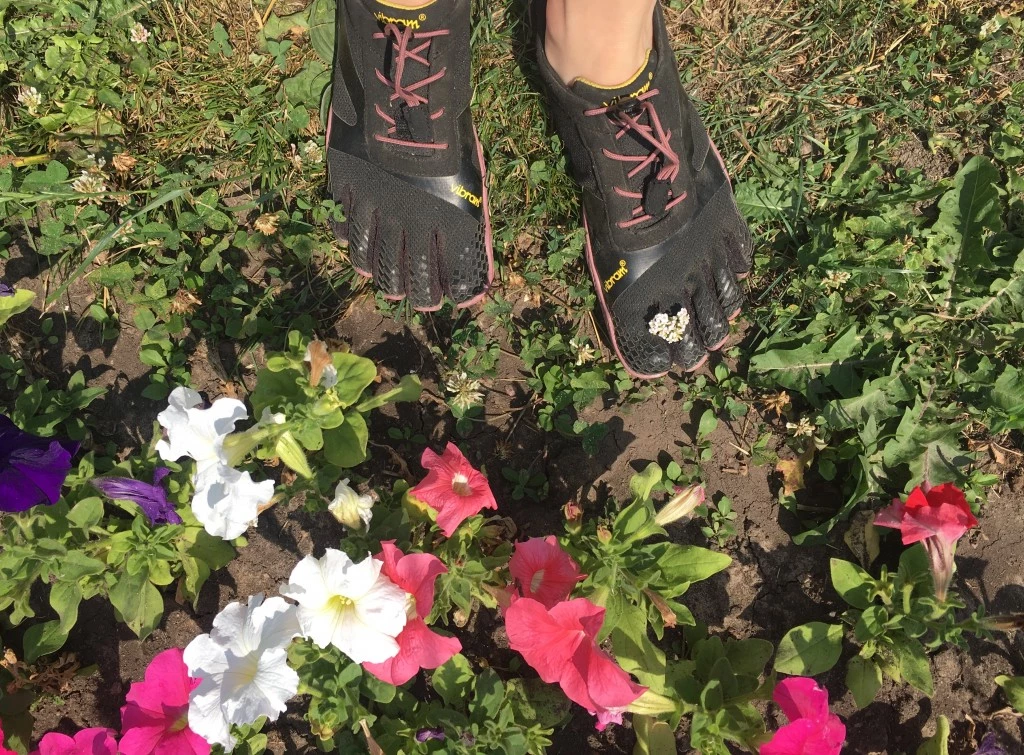 barefoot shoes womens - it's not always butterflies and roses when we go out for a run...