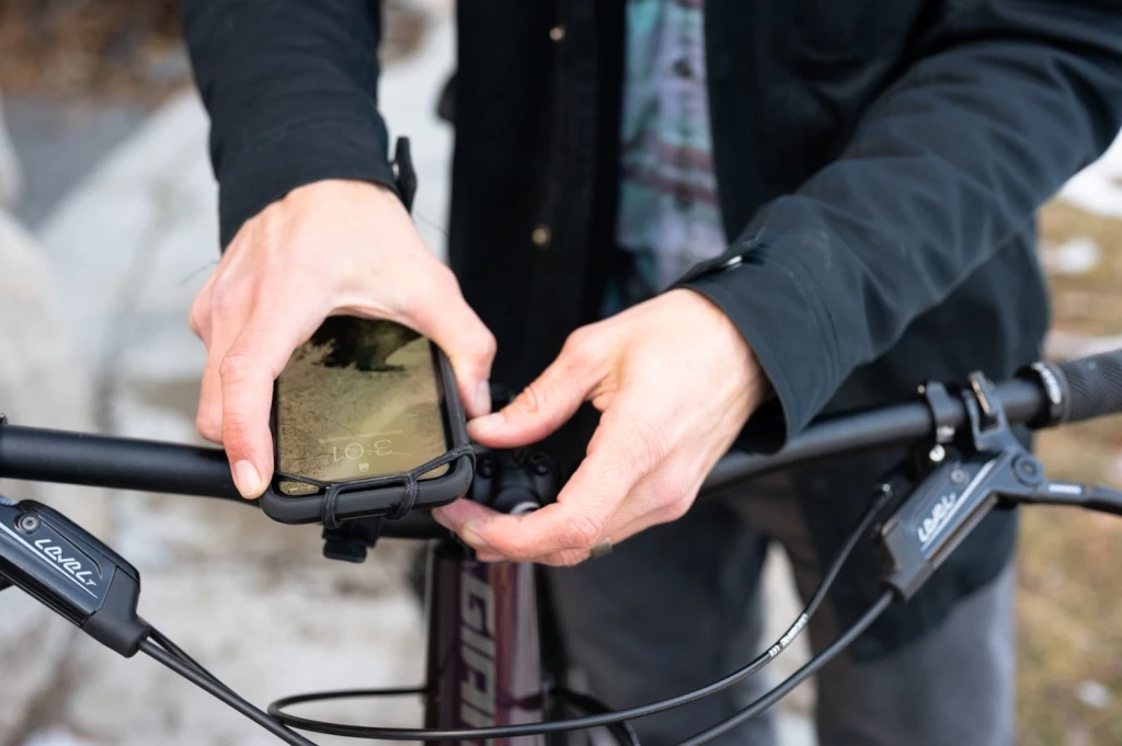 bike phone mount - the vup is the easiest to swap between bikes but it takes a few...