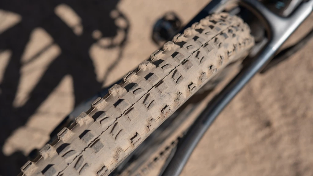 mountain bike tires - examining a worn-out dhf nearing the end of its lifespan. you can...