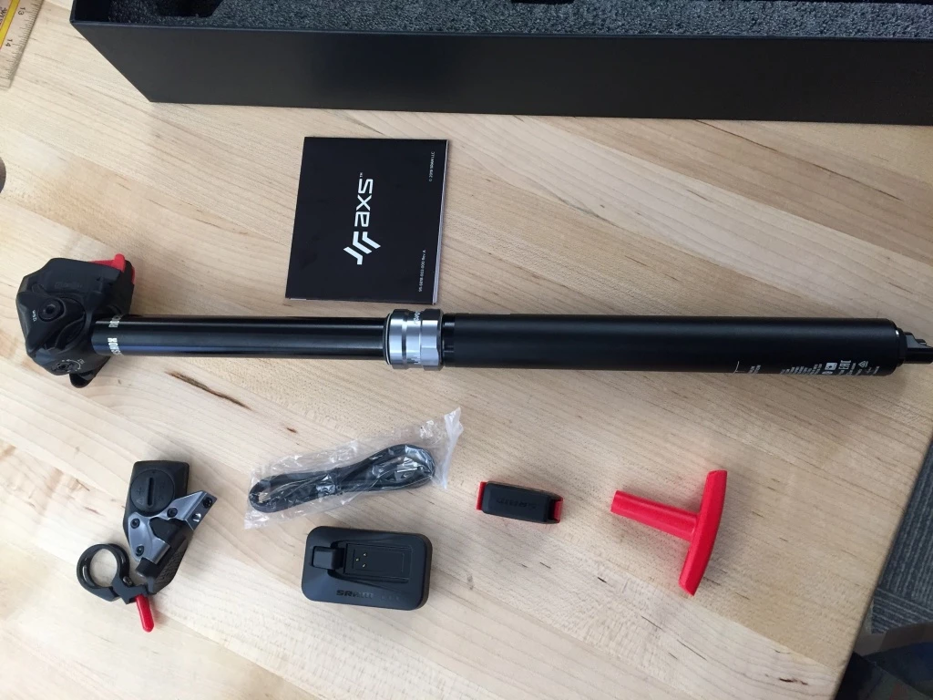 dropper seatpost - with no cables or hoses, the wireless reverb axs is astonishingly...