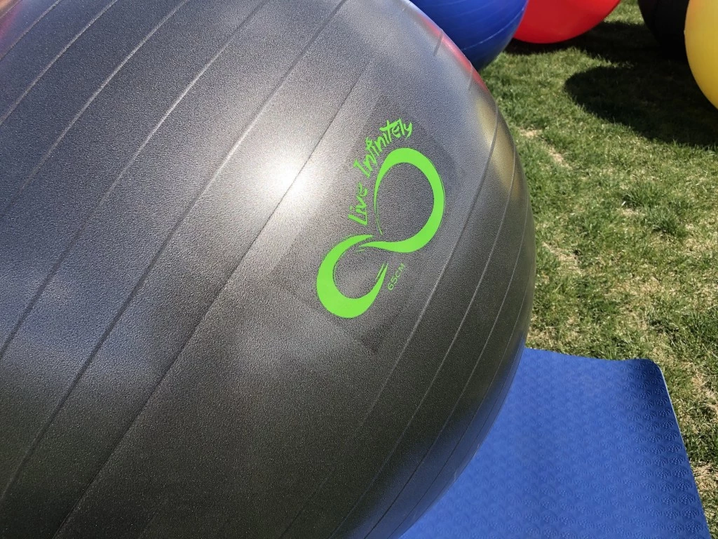 exercise ball - the live infinitely exercise ball is made with thicker than normal...