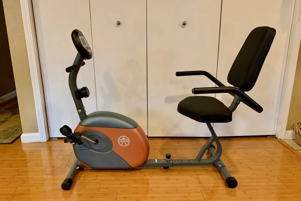 exercise bike - the marcy recumbent is one of the most comfortable exercise bikes we...