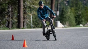 Each bike's handling was tested in several ways including in a...