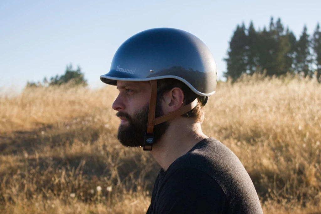 budget bike helmet - you might be mistaken for a harley rider in a skate style helmet...