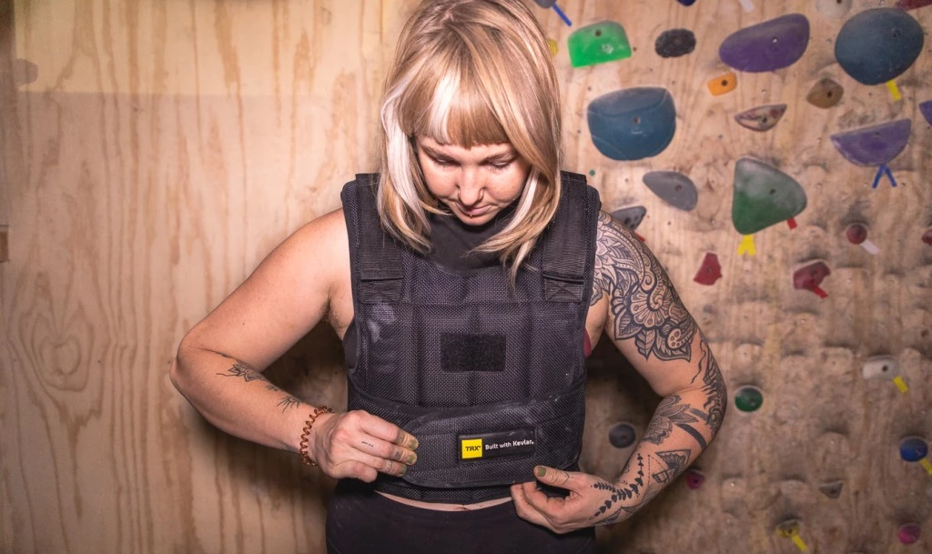 weight vest - the trx is a highly versatile and all around crowd pleaser.