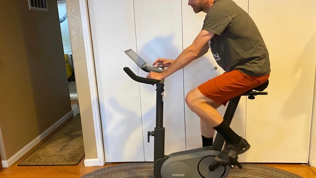 exercise bike - the renpho ai smart bike isn't physically as impressive as the...