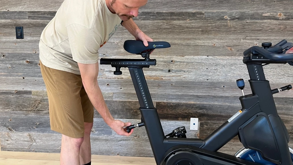 exercise bike - the myx ii plus has the largest range of fit adjustments.