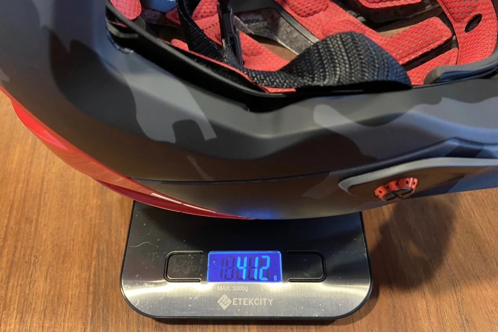 mountain bike helmet - we weigh all the helmets we test for comparison to the...