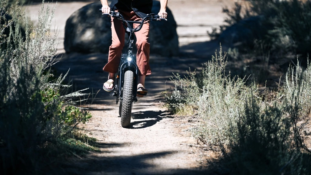 folding electric bike - the radexpand 5's sturdy design and wide knobby tires put fewer...