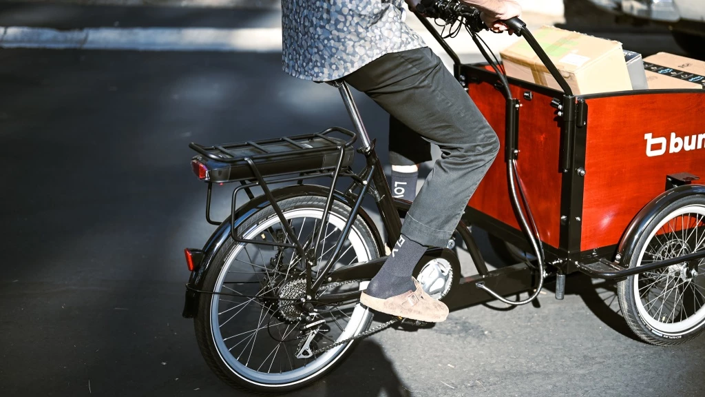 cargo bike - the bunch is powerful enough for its three-wheeled design with its...