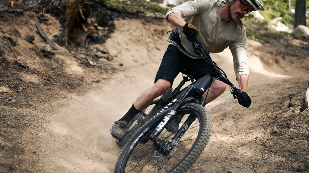 mountain bike tires - the assegai hooks up in corners no matter the conditions.