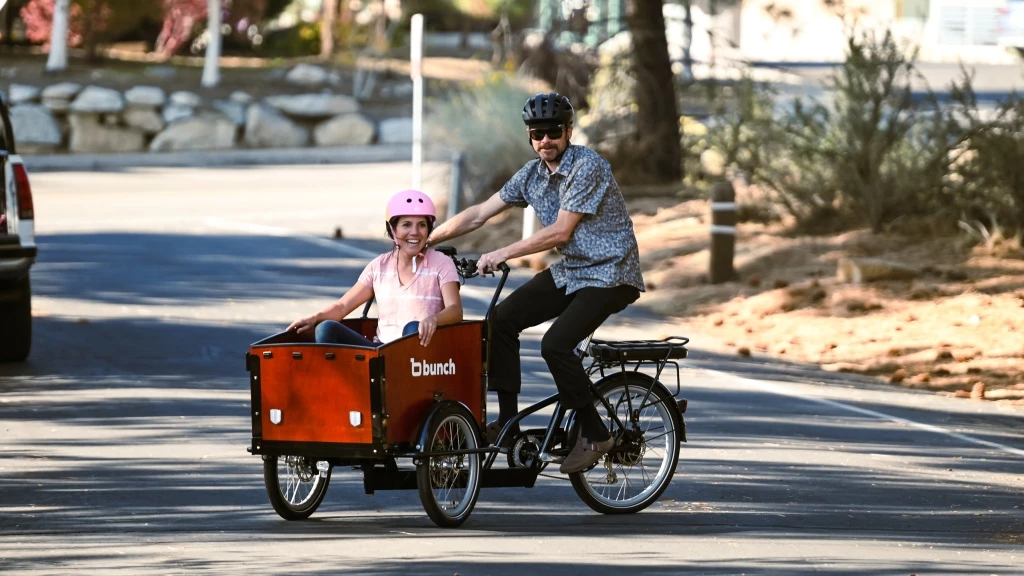 cargo bike - the front-box, three-wheeled bunch original approaches cargo...