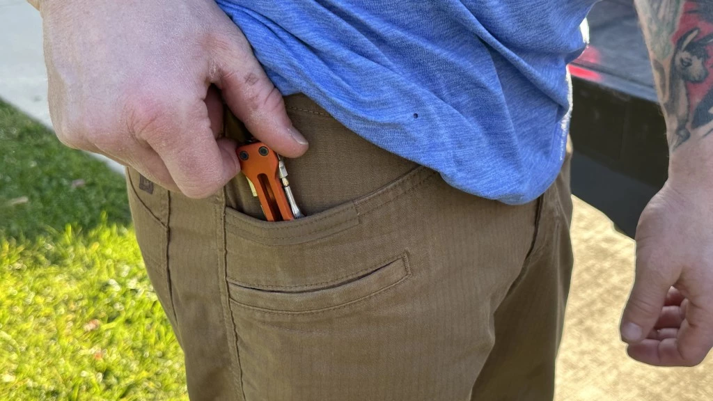 bike multi-tool - you'll barely notice the tiny pebble tool in your pocket.