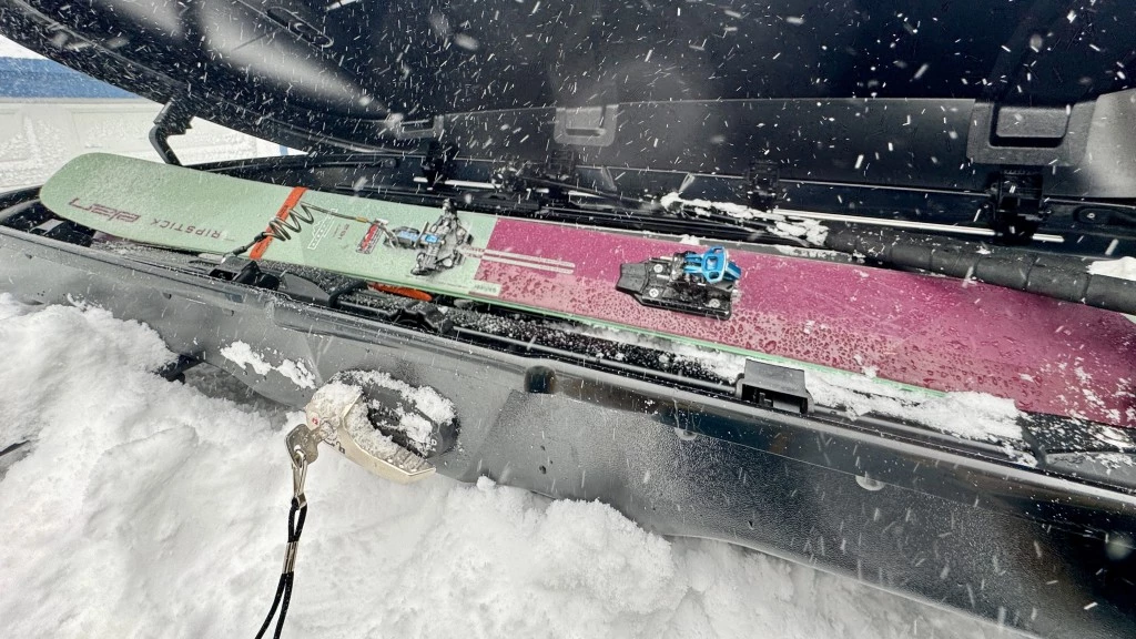 cargo box - testing in the snow as well as the rain gives a clearer picture of...