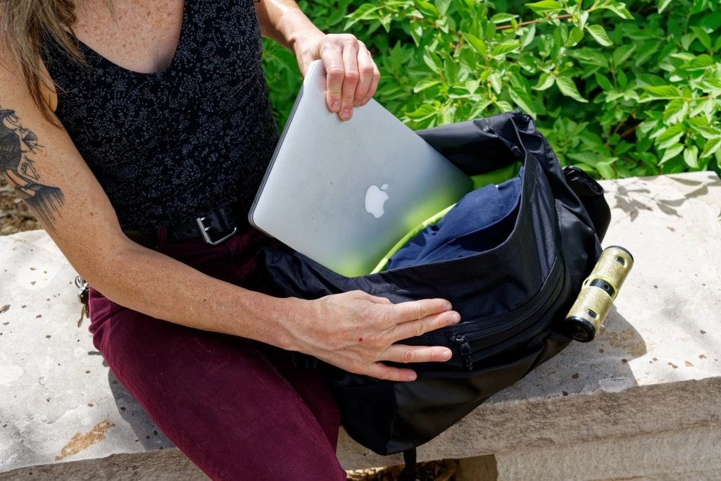 messenger bag - we love that this bag has multiple laptop pockets, one of which is...