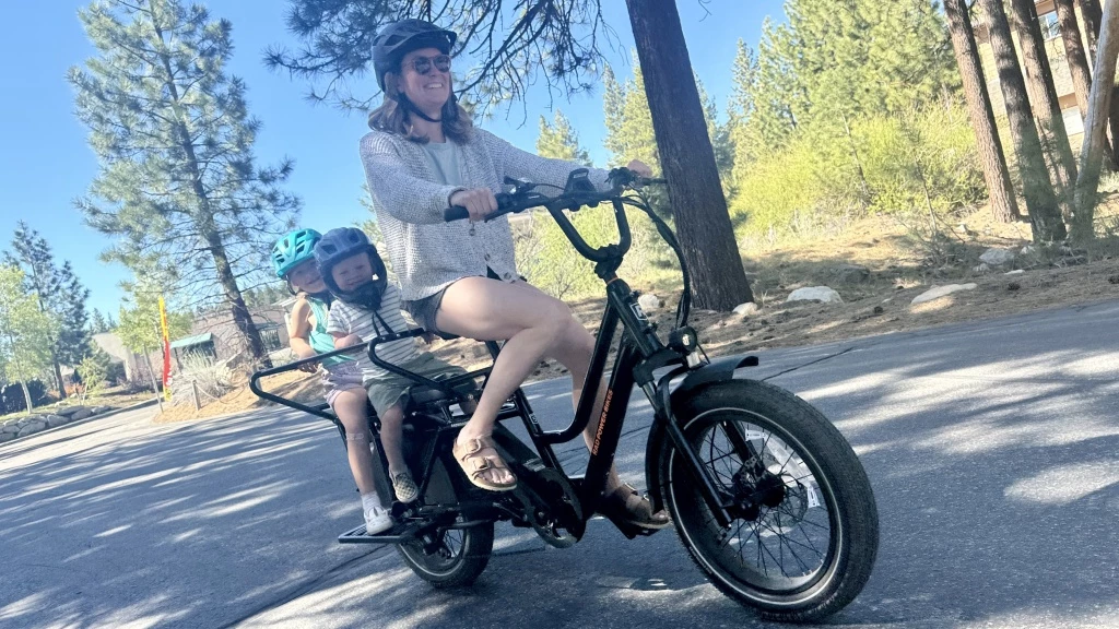 cargo bike - bottom line, this is an incredibly enjoyable way to get around.