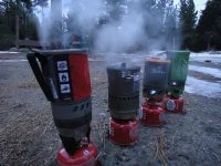 The best backpacking stoves that include integrated canisters are...