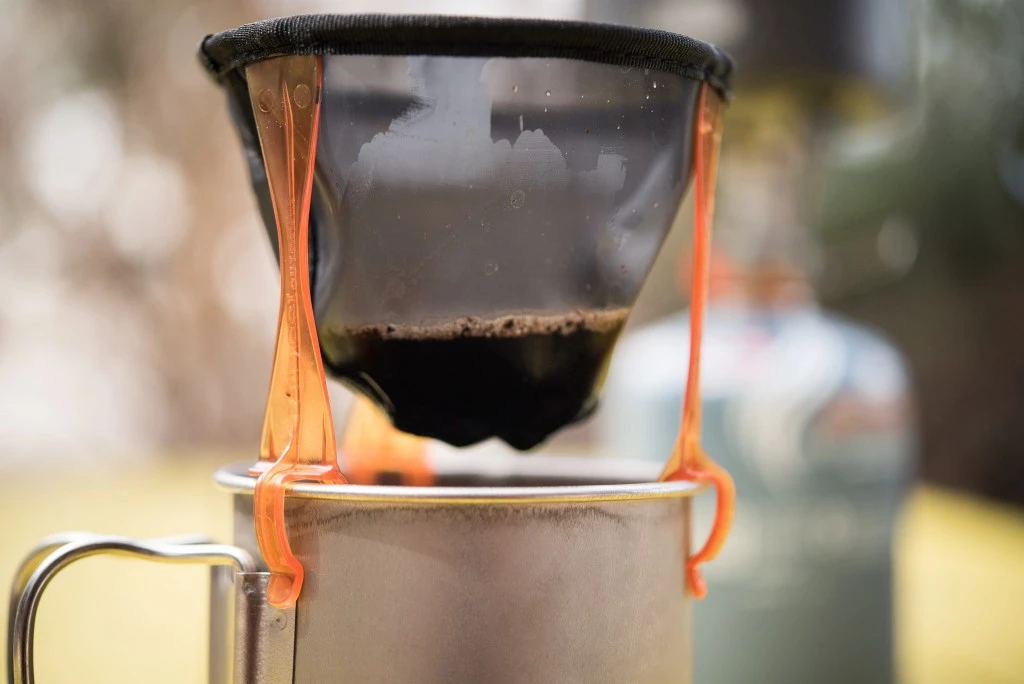 camping coffee - the ultralight java drip's legs fold up to make this one of the most...