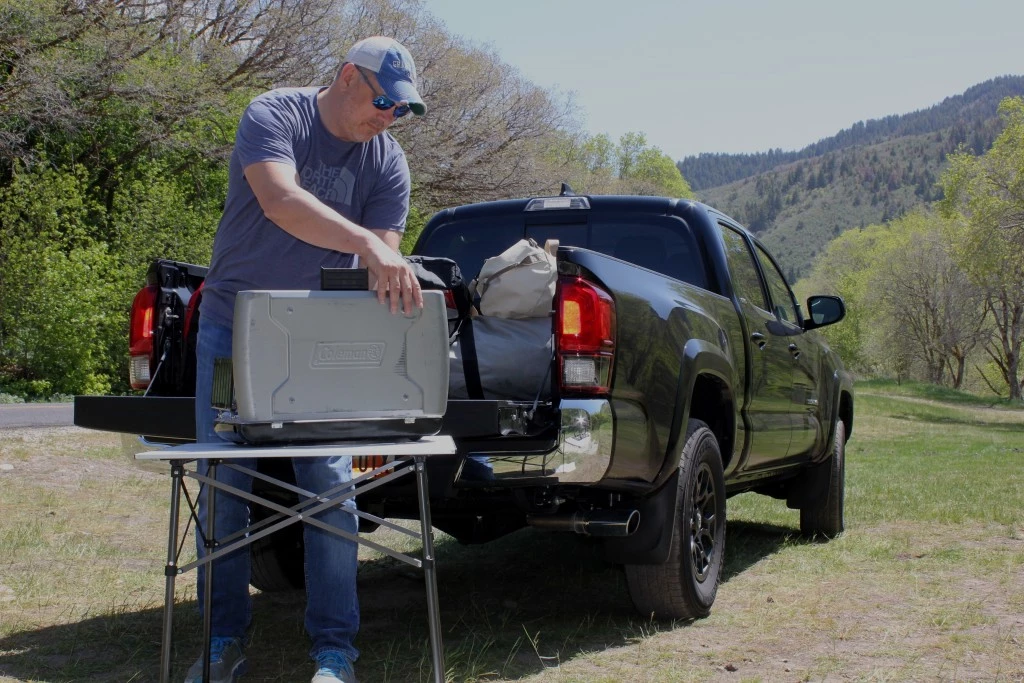 camping table - the portal is great for light-duty work. we enjoyed using its metal...