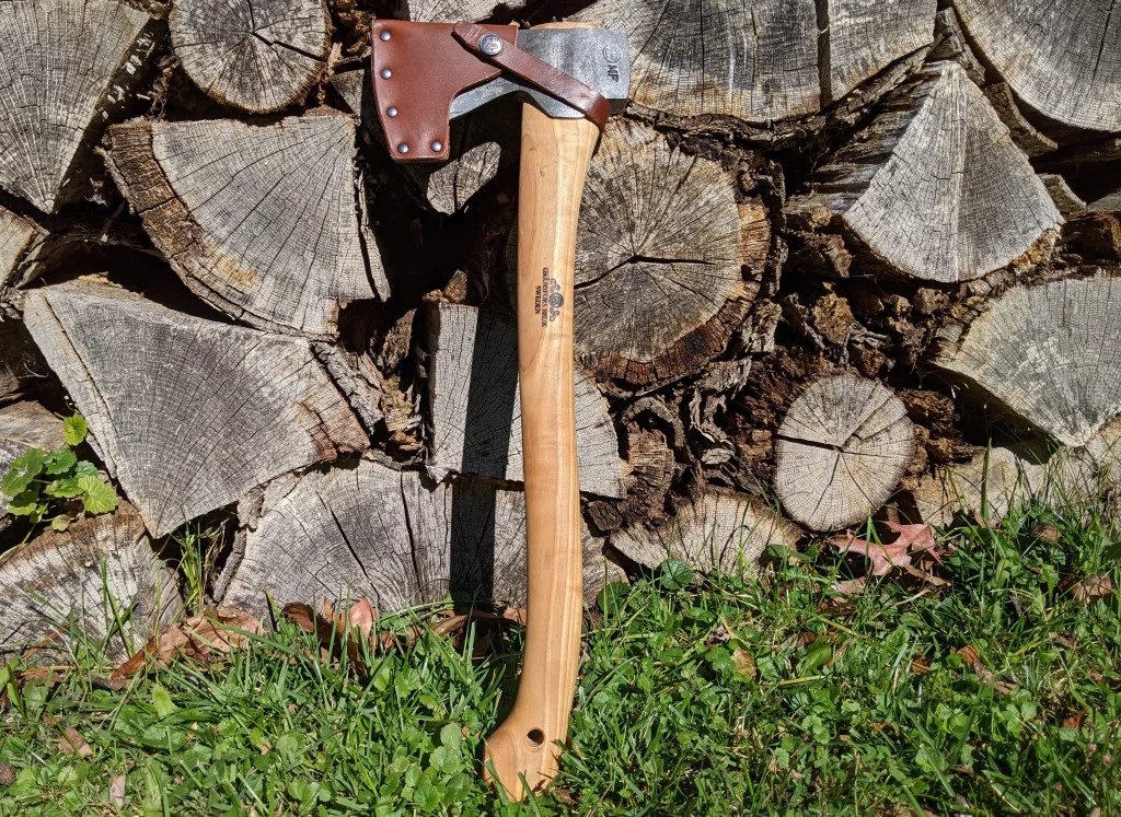 axe - the gransfors small forest axe is one of the best for cutting logs...