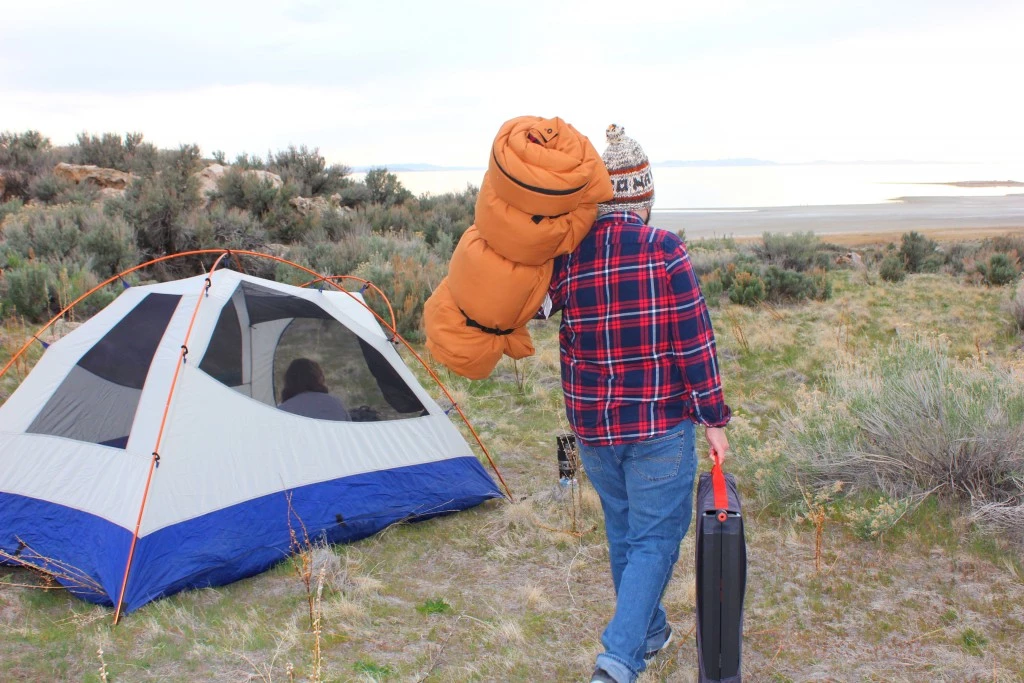 camping table - despite its packed size and weight, we feel most teenagers or adults...