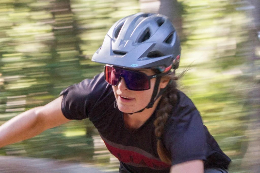 sunglasses - added coverage is a must for wind and dust protection while biking.