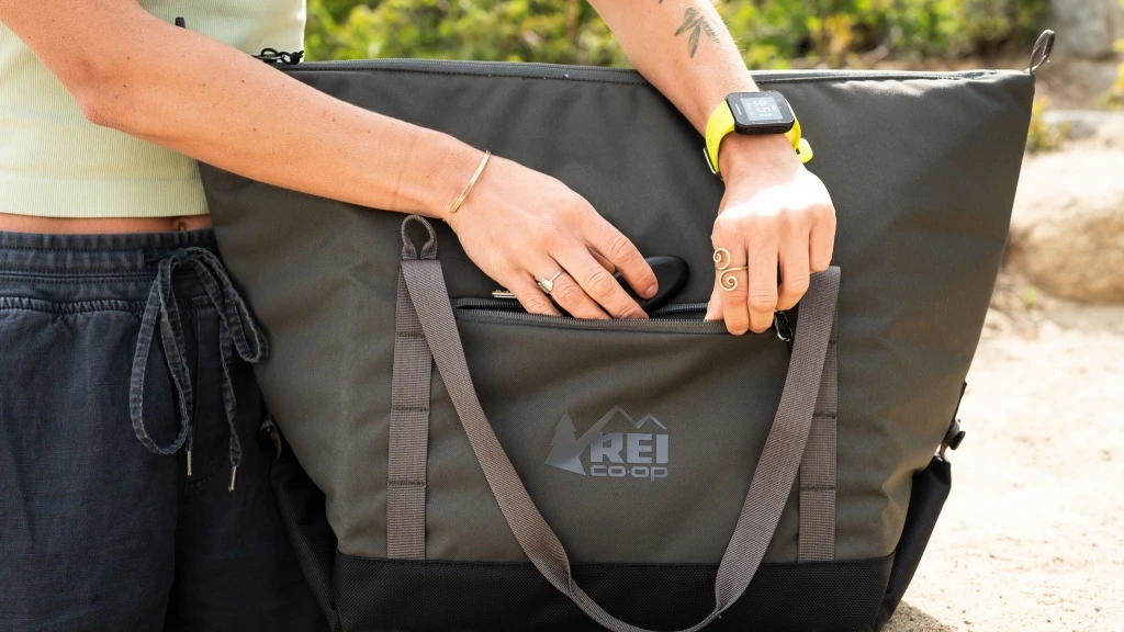 soft cooler - the pack-away can either be carried as a tote or a cube. plus, it...