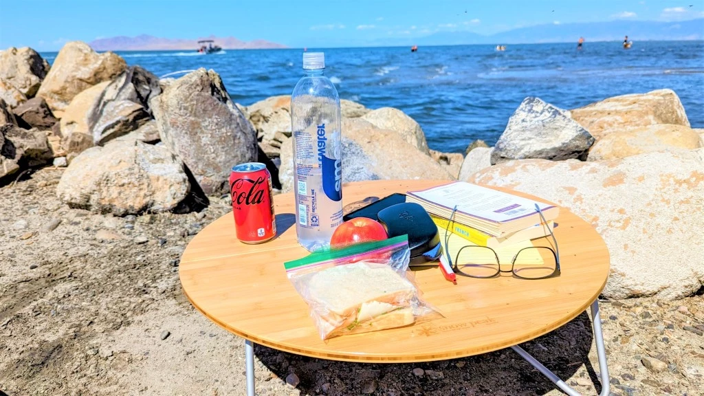 camping table - while not as practical as other options, the snow peak is a joy to...