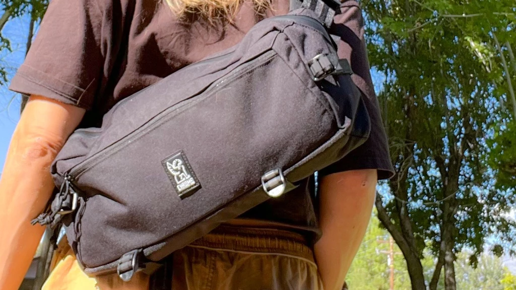 sling bag - the chrome kadet has a unique part-messenger-bag-part-sling-bag look...