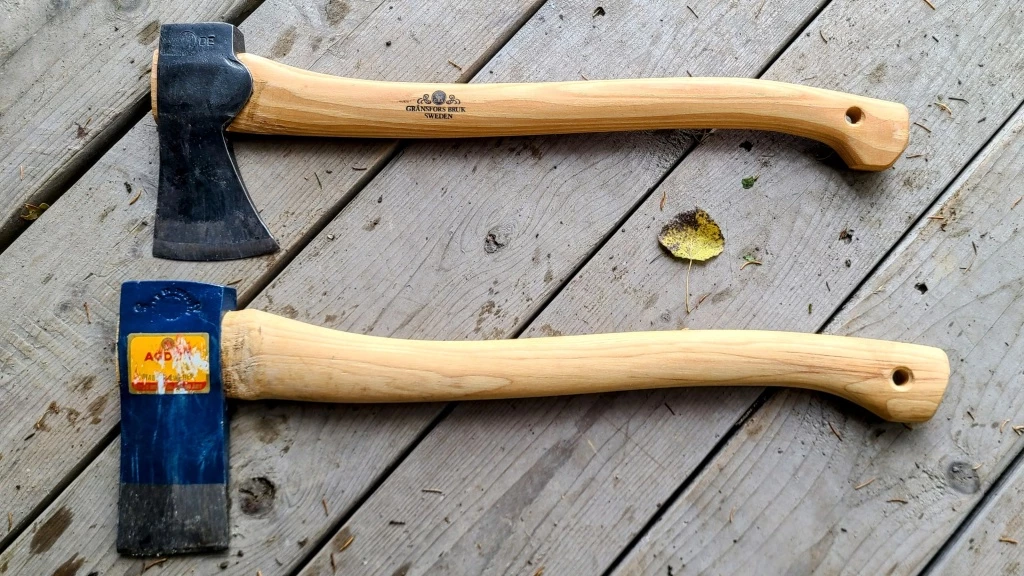 axe - wood is a popular handle material choice due to its simple but...