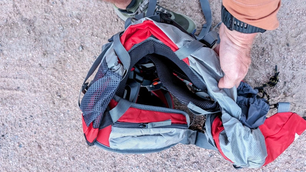 budget backpacking pack - since the loowoko 50l waterproof doesn't have a frame, it doesn't...